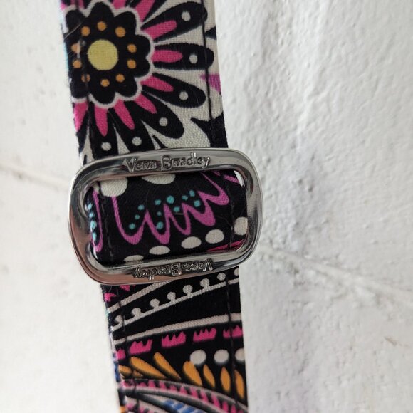 Vera Bradley Quilted Crossbody Purse Bandana Swirl Adjustable Shoulder Bag - Picture 4 of 10